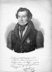 Portrait gravé